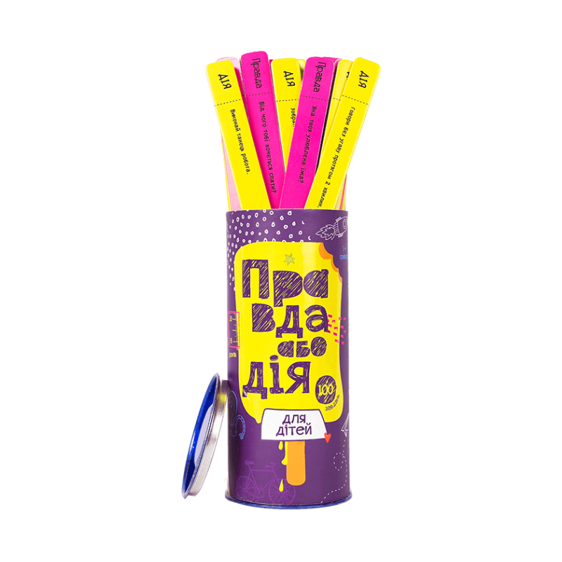 Хіт! Настільна гра Правда або Дія: для Дітей UKR