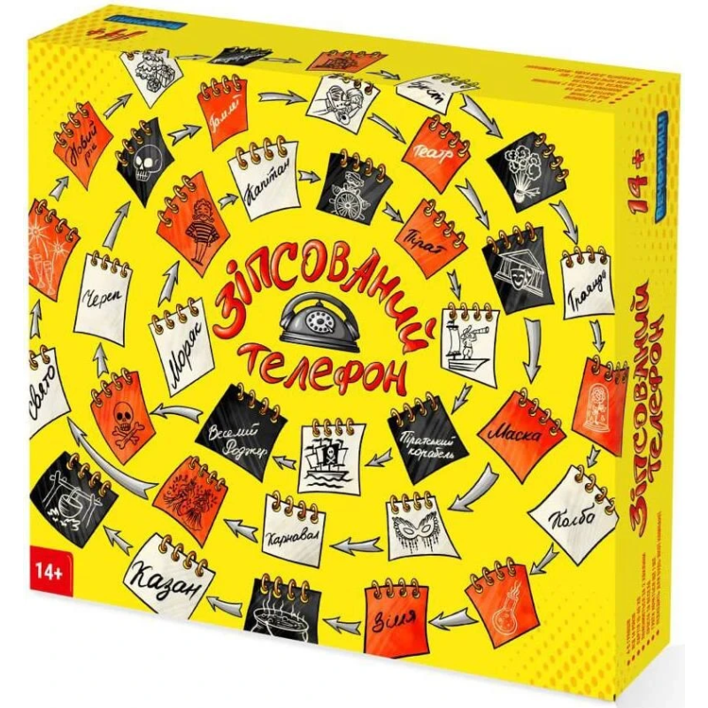 Настільна гра Зіпсований телефон (Telestrations)
