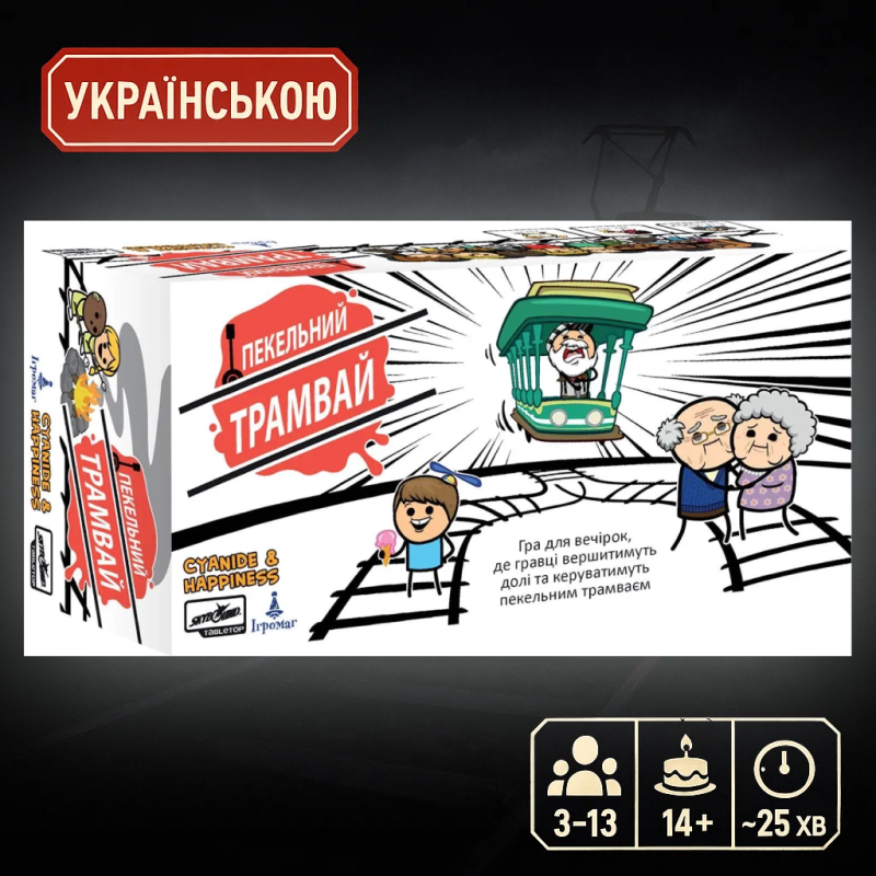 Настільна гра Трамвай смерті (Trial by Trolley)