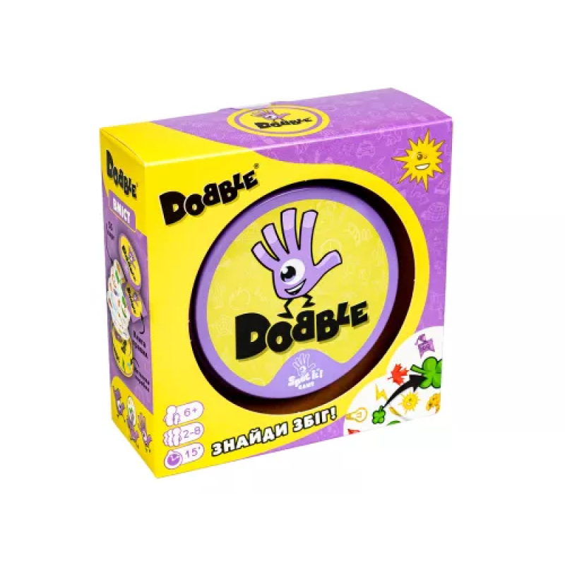 Настільна гра Dobble (Доббл или Spot It!) (укр.)
