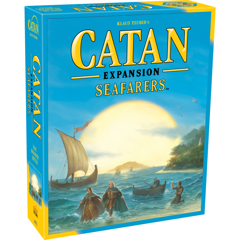 Catan Мореходи доповнення (коробка англійською, правила російською)