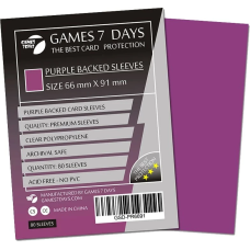 Преміум протектори Games7Days (66х91 мм, MTG) рожеві - 80 шт.