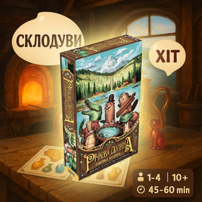 Хіт! Настільна гра Річкова Долина / River Valley Glassworks / UKR