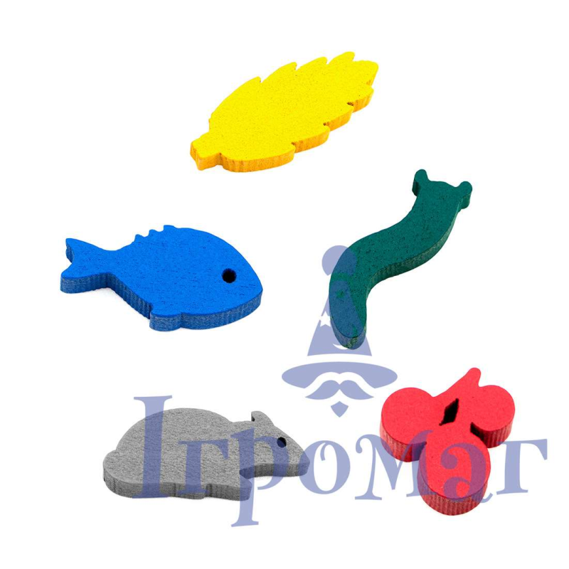 Хіт! Аксесуар Токени корму для гри Крила / Deluxe Food Tokens for Wingspan / UKR