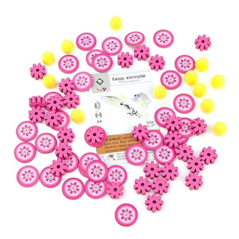 Хіт! Аксесуар Токени корму для гри Крила: Нектар / Deluxe Nectar Tokens for Wingspan / UKR