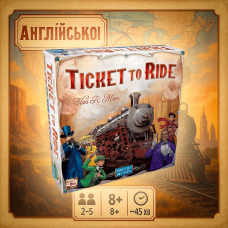 ХиТ! Ticket to Ride America (Білет на потяг Америка англійською + правила російською)