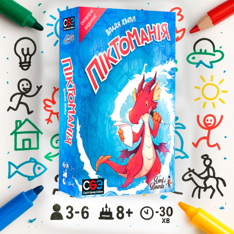 ТОП! Настільна гра Pictomania (Піктоманія)