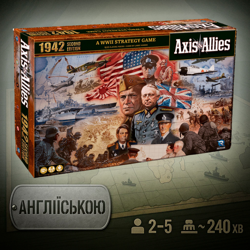 Axis & Allies 1942 Second Edition (Вісь та Союзники 1942)