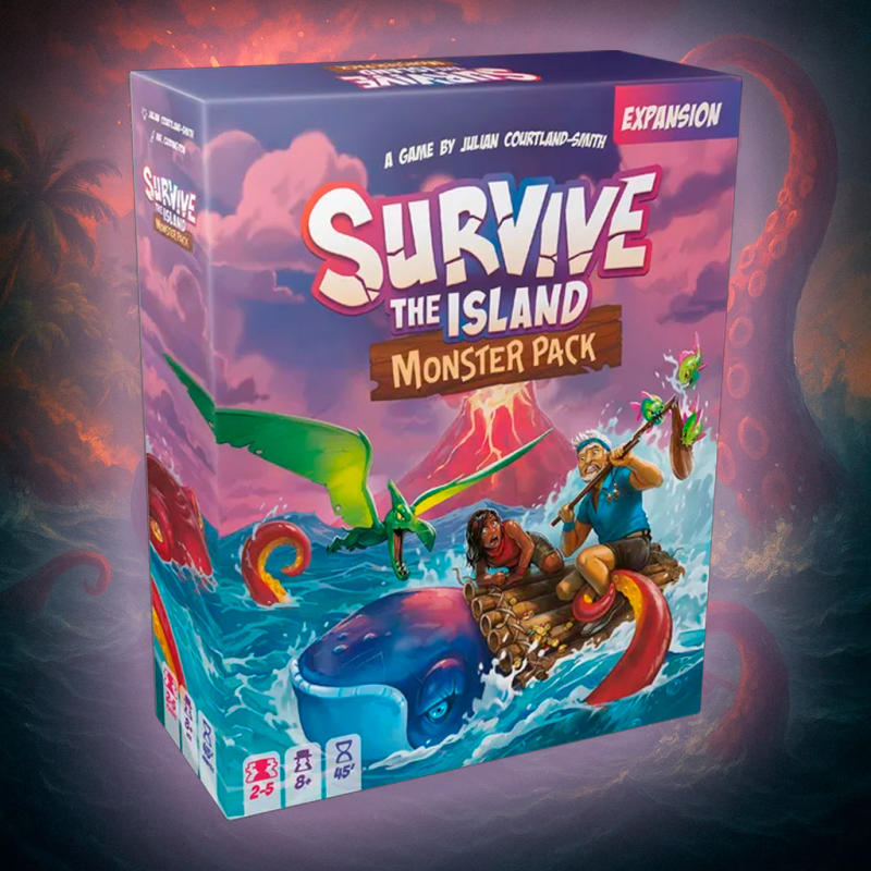 ???? Хіт! Настільна гра Survive The Island: Monster Pack / ENG