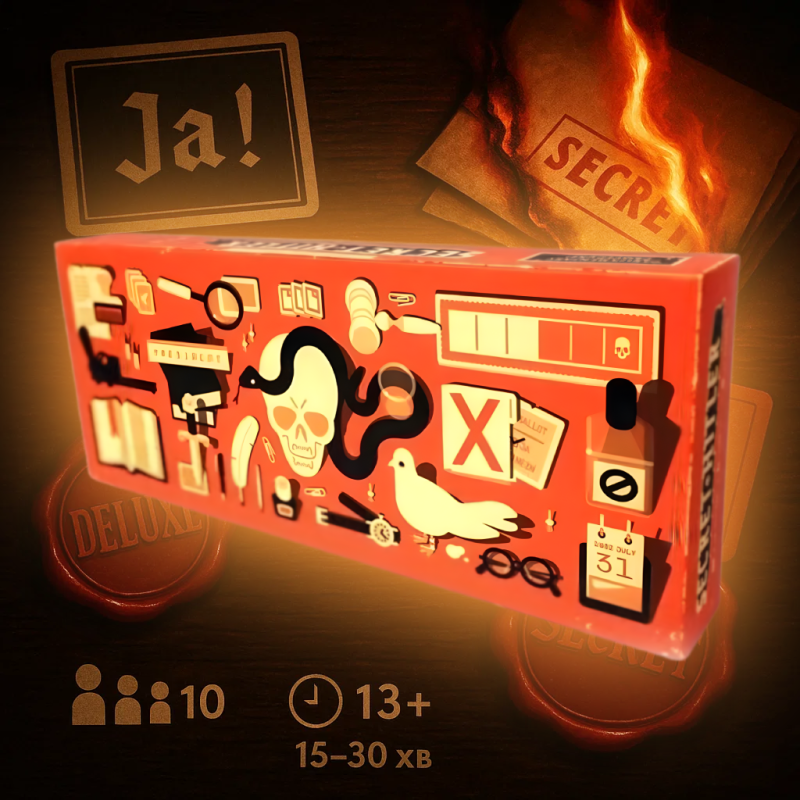 Хіт! Настільна гра Таємний Гітлер ДЕЛЮКС / Secret Hitler DELUXE